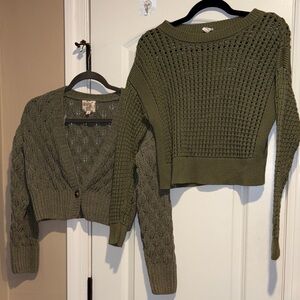 Knit Sweater Set. FINAL$‼️